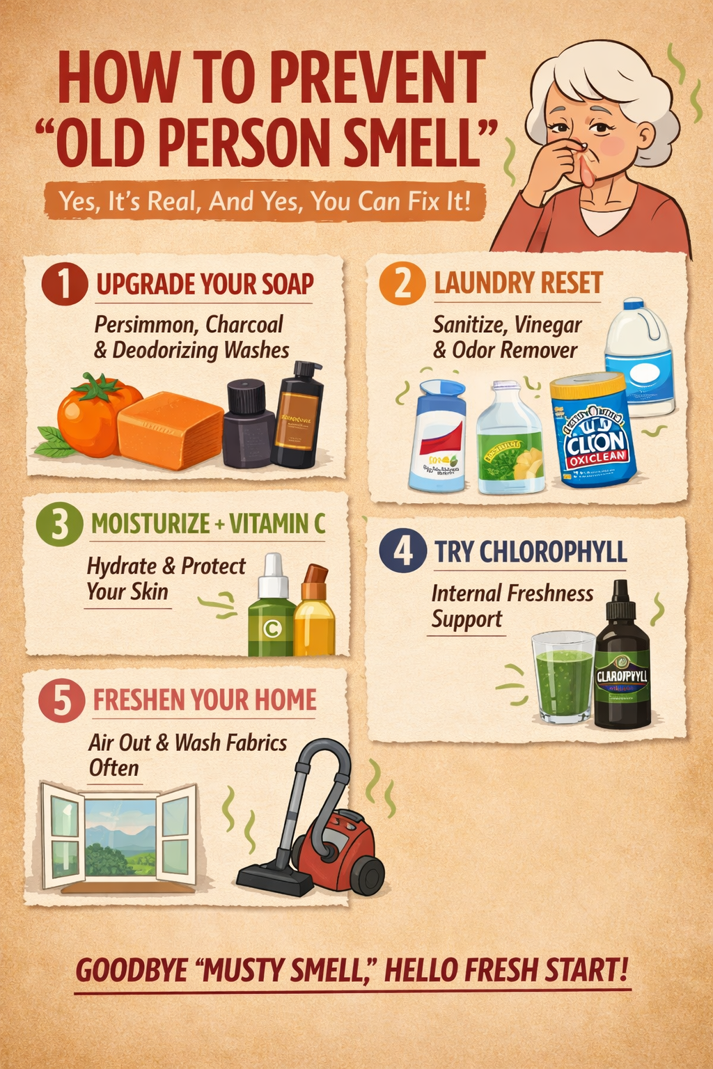 How to Prevent “Old Person Smell”