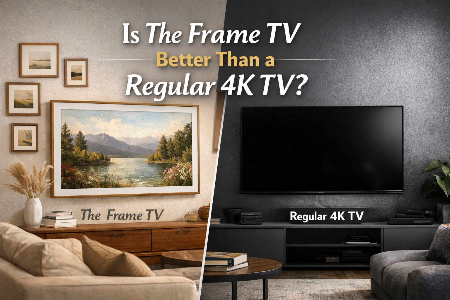 Is The Frame TV Better Than a Regular 4K TV? The Honest and Stunning Design Comparison Guide