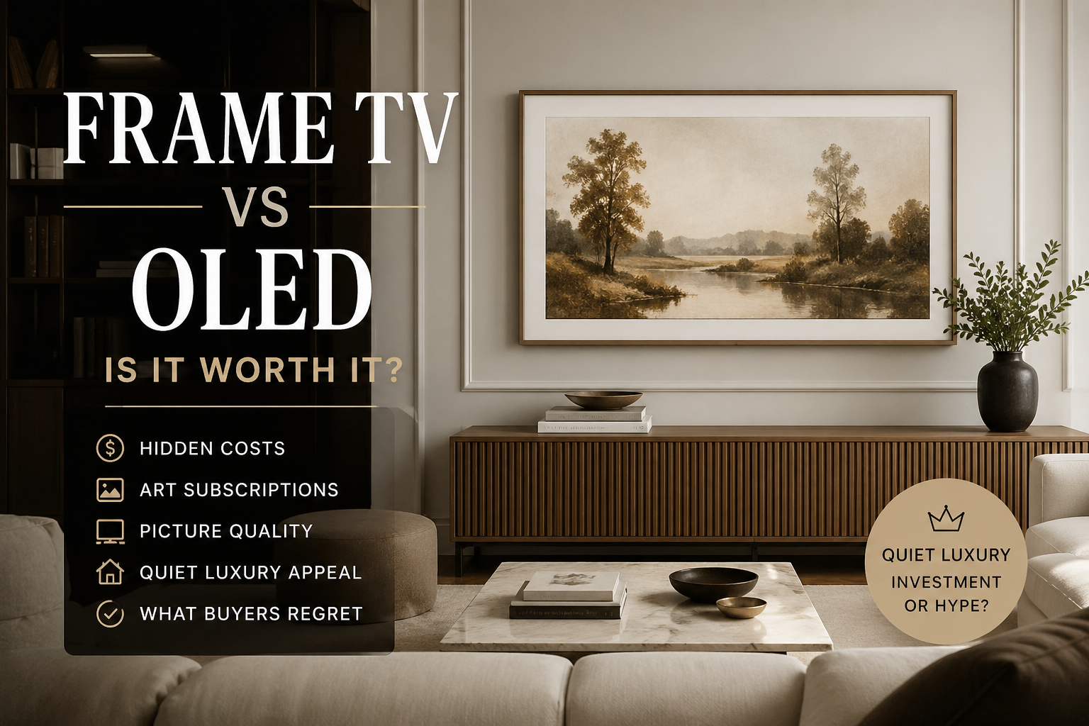 Frame TV vs OLED: Which TV Is Better? Complete Comparison Guide 2026