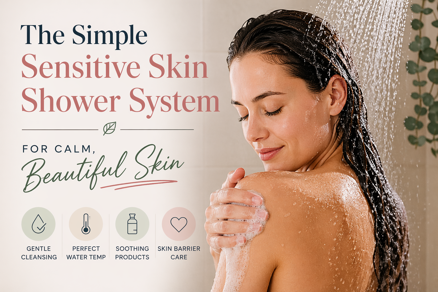 The Simple Sensitive Skin Shower System for Calm, Beautiful Skin