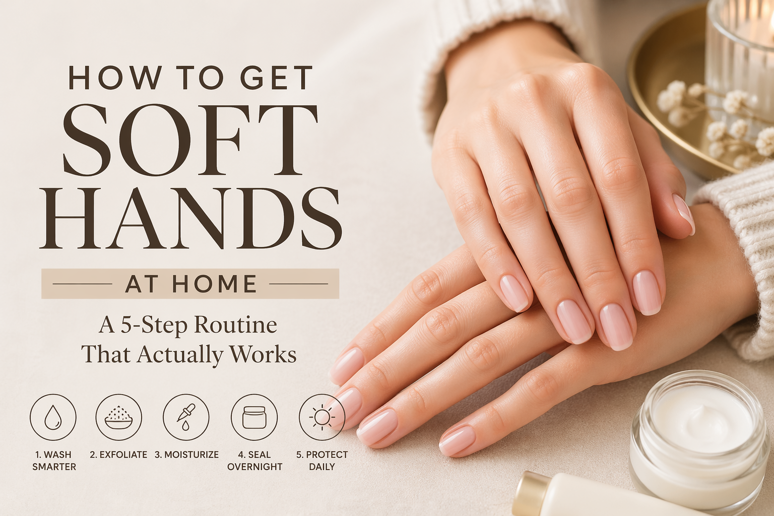How to Get Soft Hands at Home: A 5-Step Routine