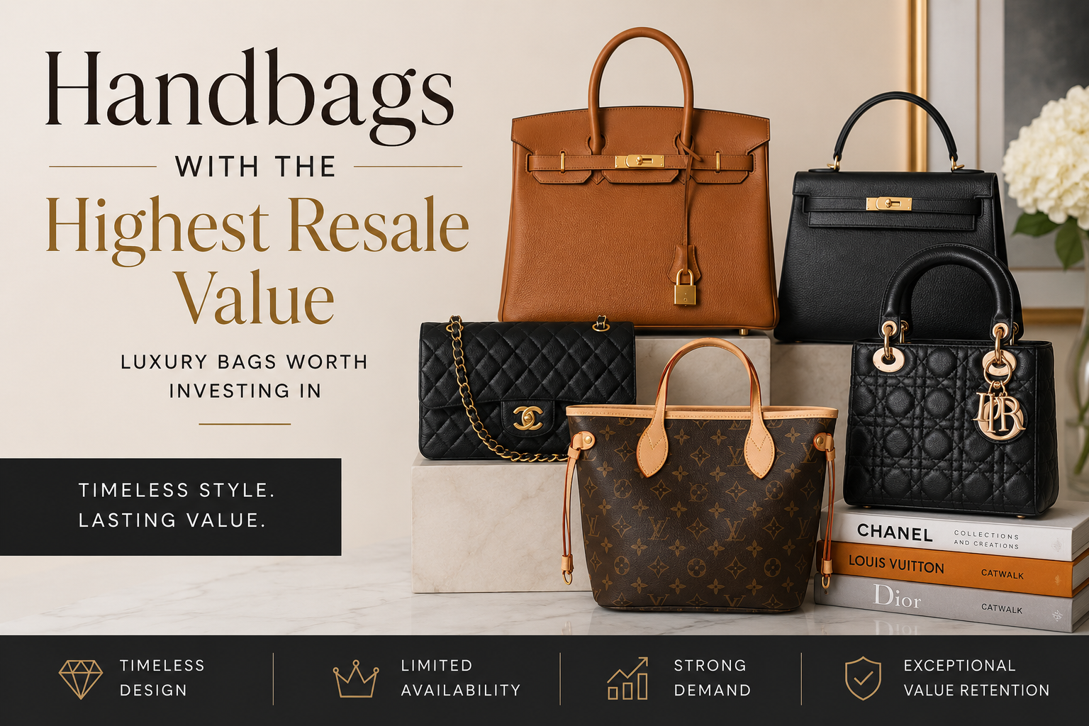 Handbags With the Highest Resale Value: Which Luxury Bags Are Actually Worth Buying?