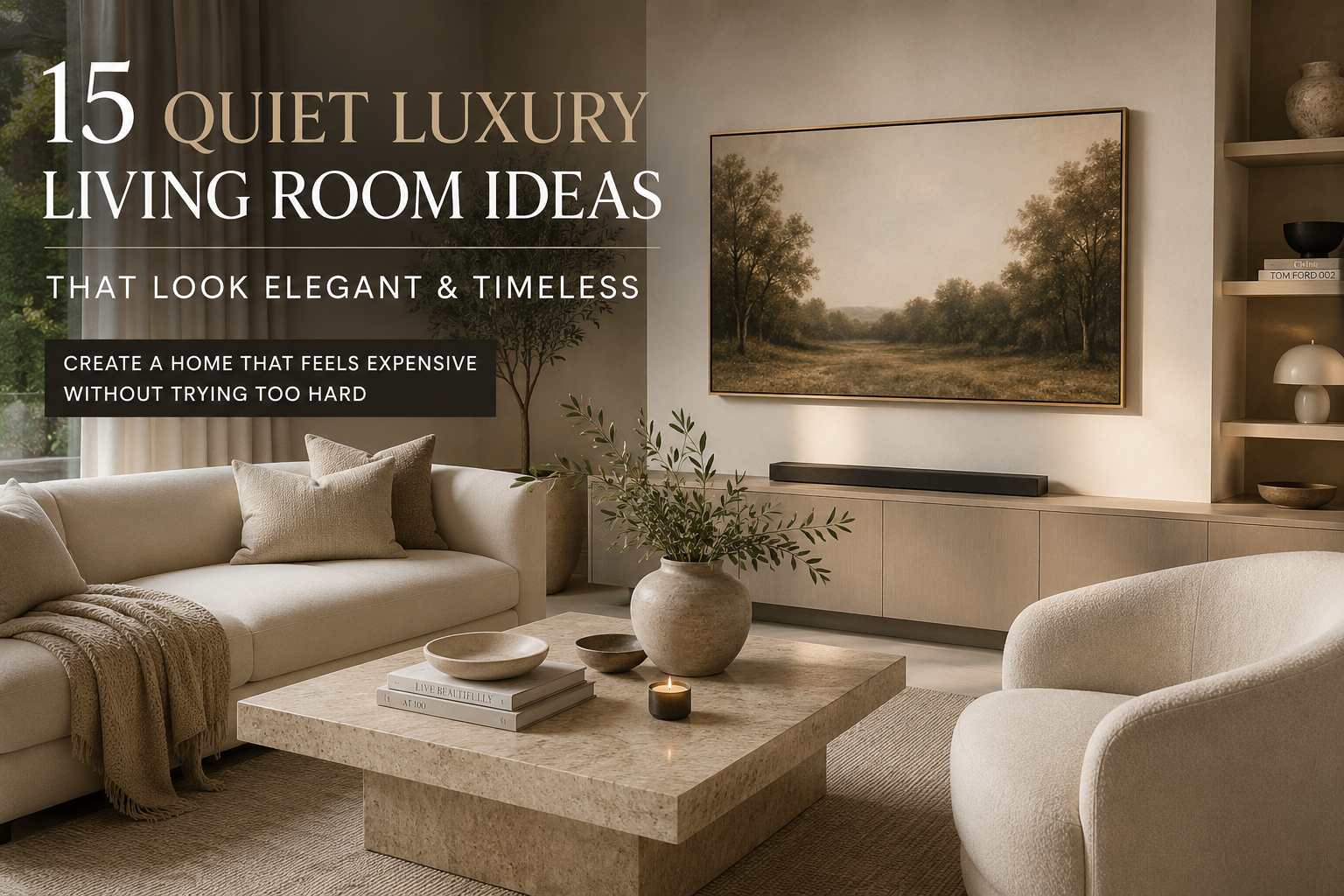 What Is a Quiet Luxury Living Room?